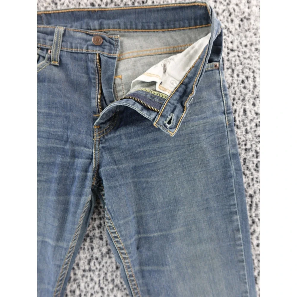 Levis 511 Slim Fit Jeans Mens 32x32 Medium Wash Blue Denim‎ Tapered Leg
